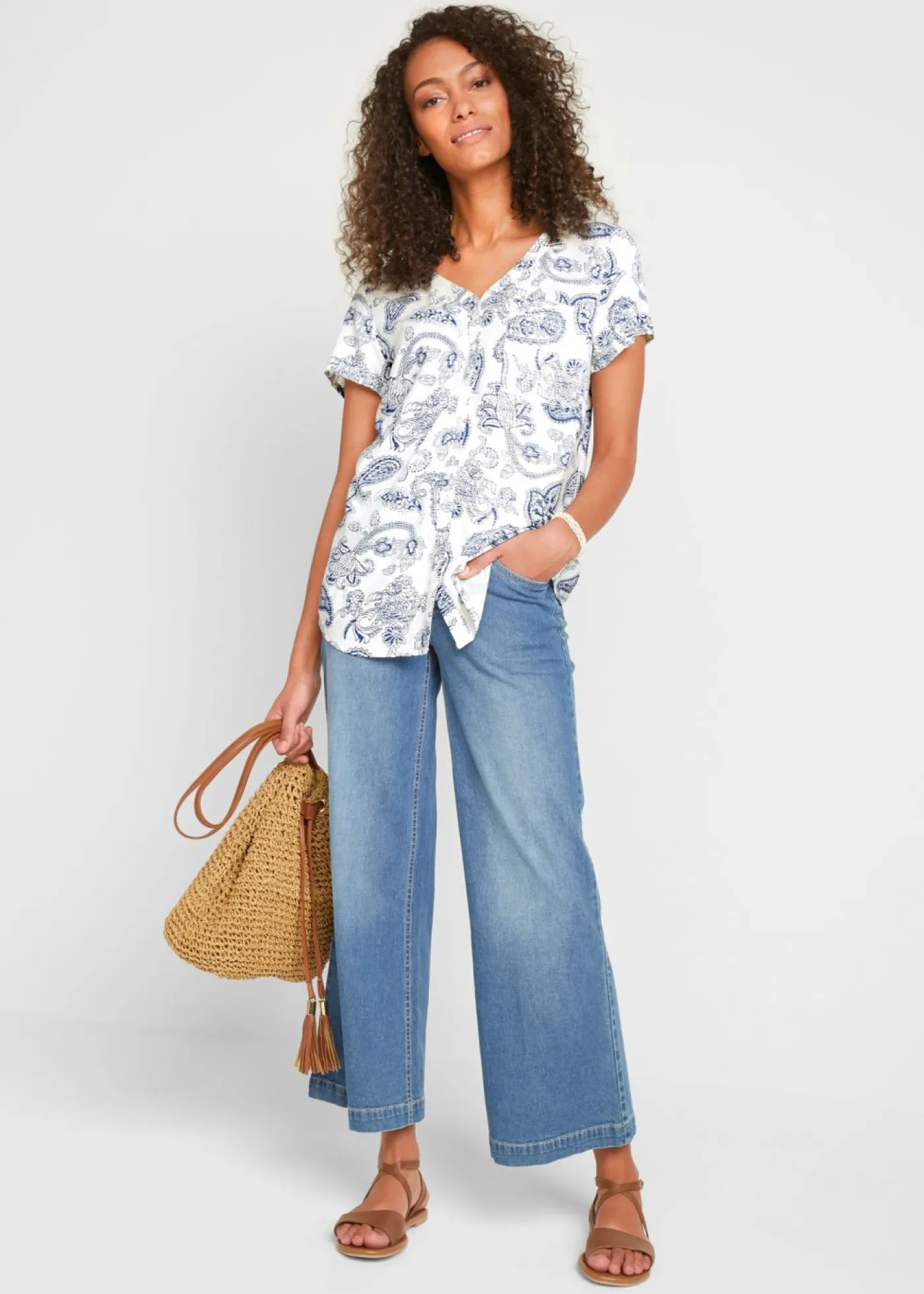 Blusa de manga corta Mujer Camisas Y Blusas