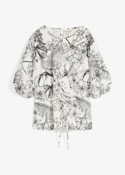 Hot Blusa de manga corta de algodón puro Mujer Esenciales|Camisas Y Blusas