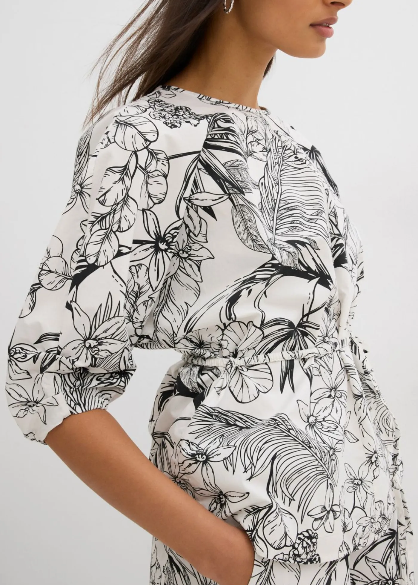 Hot Blusa de manga corta de algodón puro Mujer Esenciales|Camisas Y Blusas