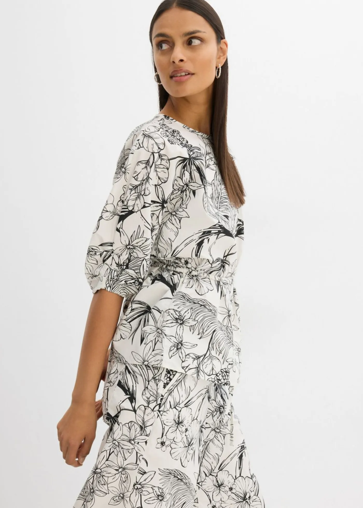 Hot Blusa de manga corta de algodón puro Mujer Esenciales|Camisas Y Blusas