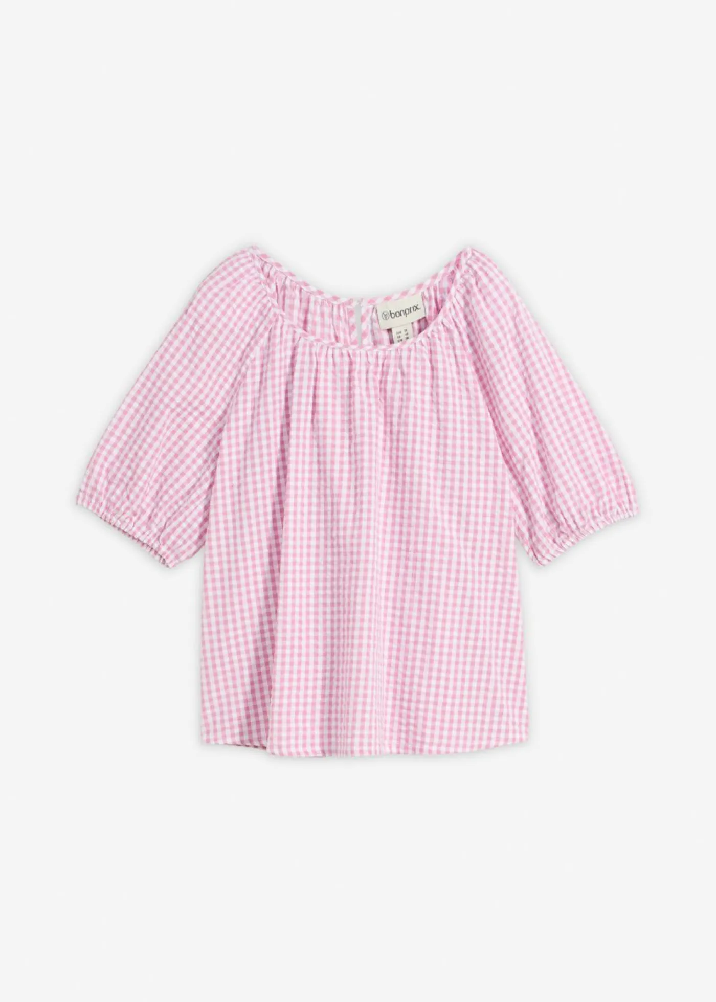 Blusa de manga corta de algodón puro Mujer Camisas Y Blusas|Novedades
