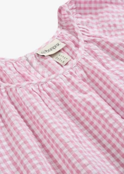 Blusa de manga corta de algodón puro Mujer Camisas Y Blusas|Novedades
