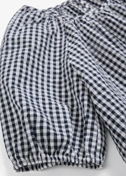 Outlet Blusa de manga corta de algodón puro Mujer Camisas Y Blusas|Novedades