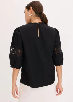 Online Blusa de manga corta de lino Mujer Camisas Y Blusas