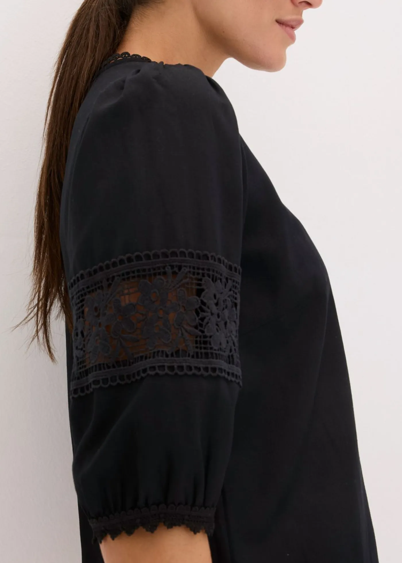 Online Blusa de manga corta de lino Mujer Camisas Y Blusas