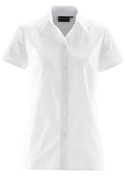 Sale Blusa de manga corta de popelín Mujer Camisas Y Blusas