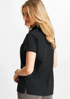 Discount Blusa de manga corta de popelín Mujer Camisas Y Blusas