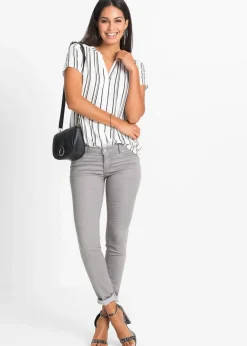 Best Blusa de manga corta de viscosa pura Mujer Camisas Y Blusas|Novedades