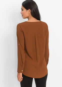Hot Blusa de manga larga Mujer Camisas Y Blusas