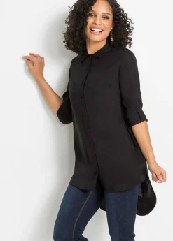 New Blusa de mezcla de algodón y viscosa Mujer Camisas Y Blusas