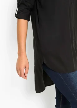 New Blusa de mezcla de algodón y viscosa Mujer Camisas Y Blusas