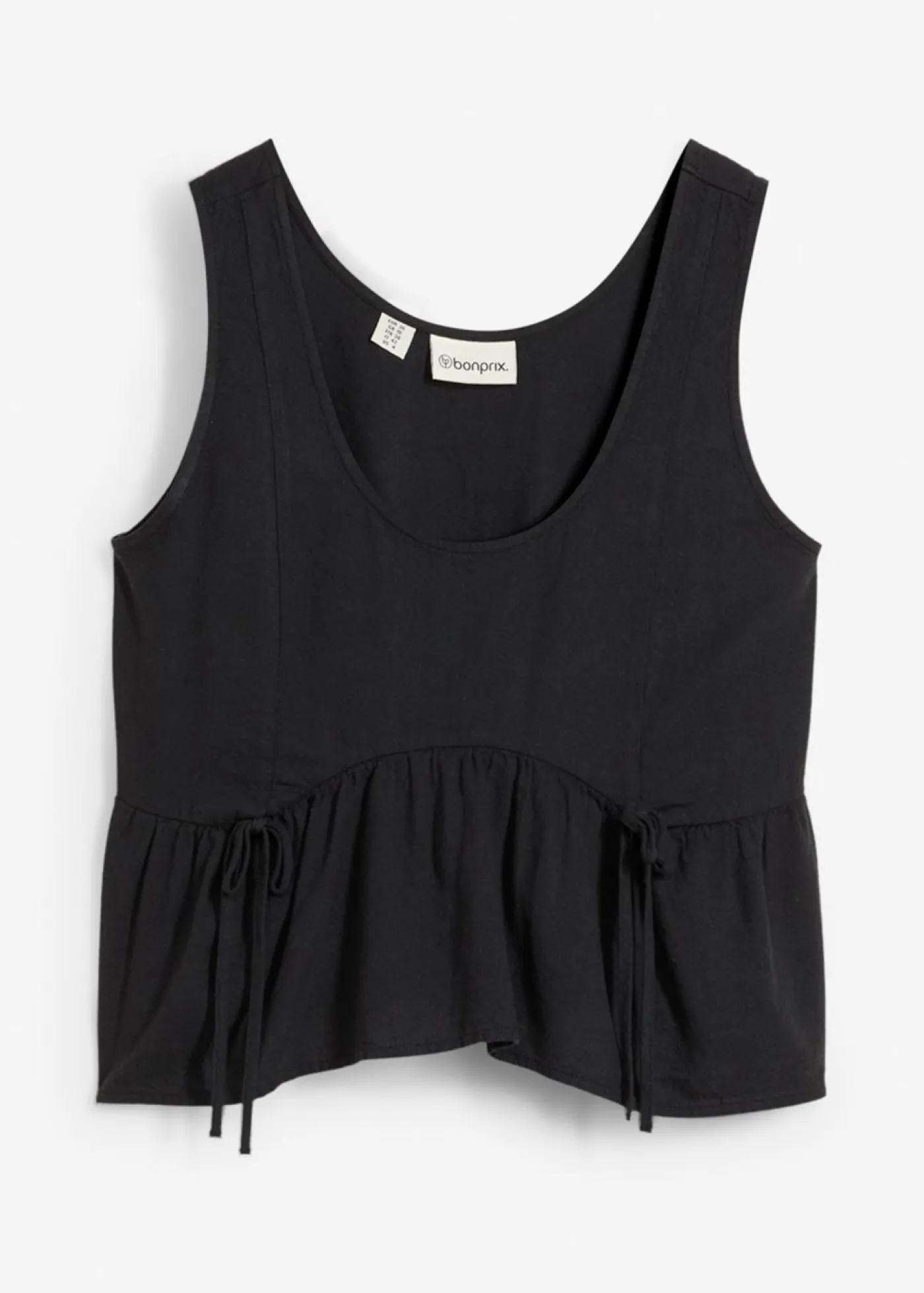 Blusa de mezcla de lino vaporoso Mujer Camisas Y Blusas|Camisetas
