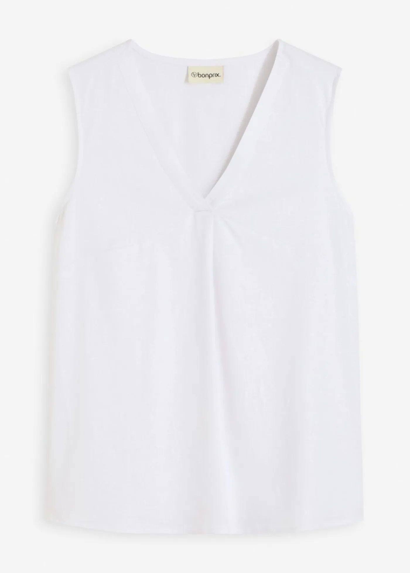 Discount Blusa de mezcla de lino vaporoso Mujer Camisas Y Blusas|Camisetas
