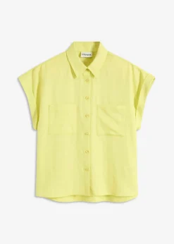 Blusa de mezcla de lyocell fluido Mujer Camisas Y Blusas