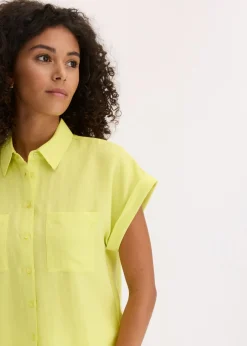Blusa de mezcla de lyocell fluido Mujer Camisas Y Blusas