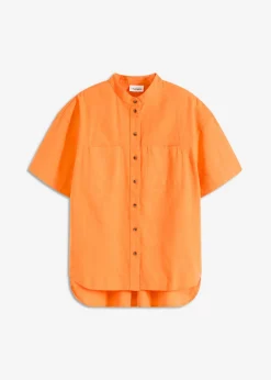 Clearance Blusa de mezcla de viscosa fina Mujer Esenciales|Camisas Y Blusas