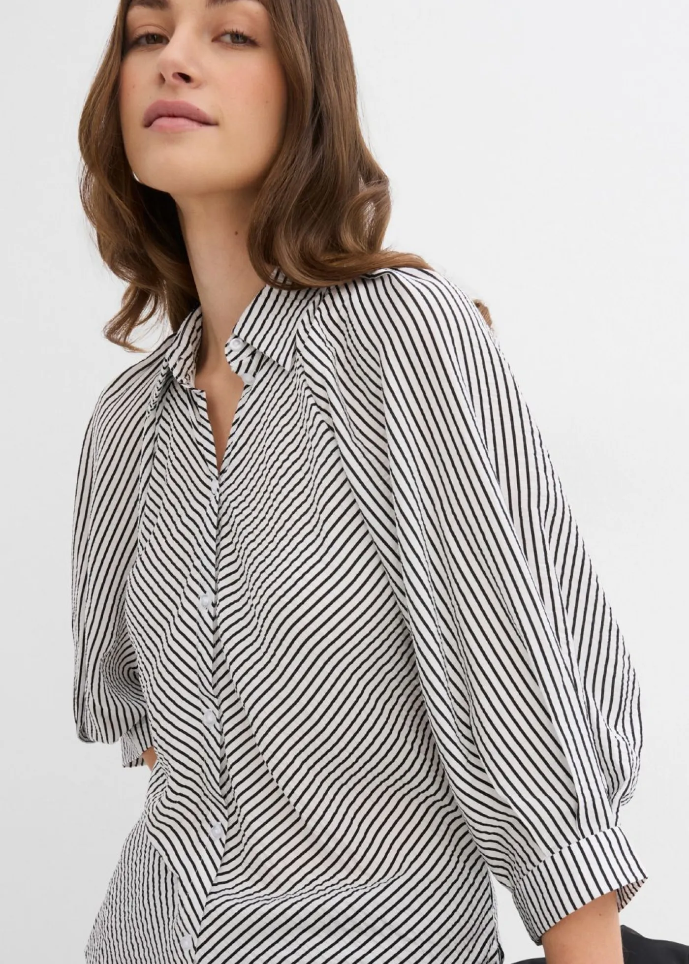 Best Blusa de mezcla de viscosa fluida Mujer Camisas Y Blusas