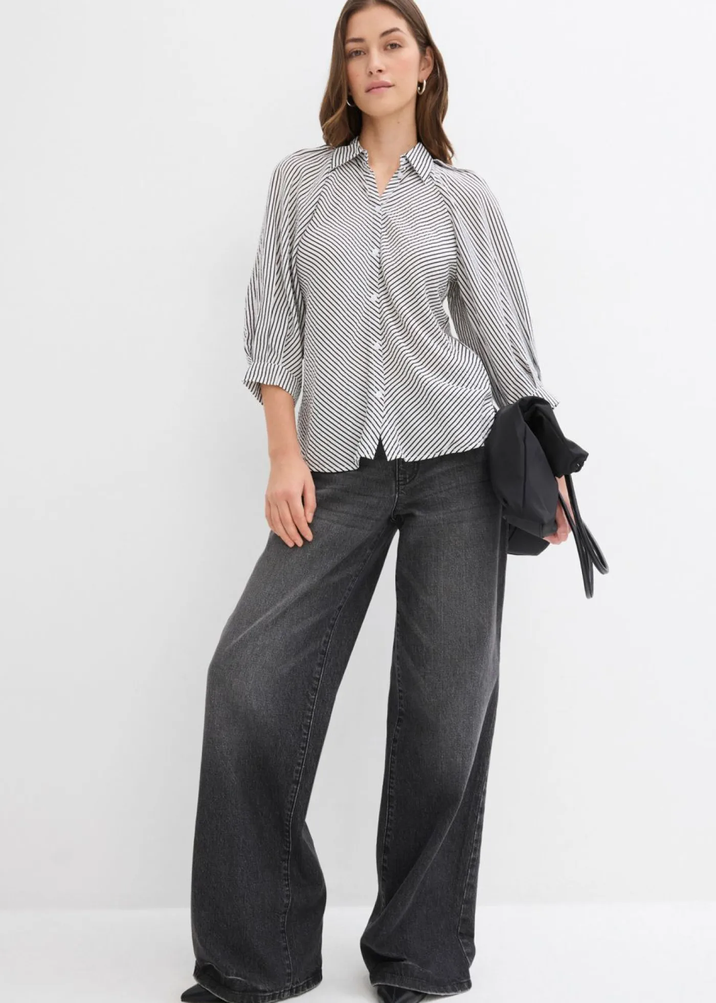 Best Blusa de mezcla de viscosa fluida Mujer Camisas Y Blusas