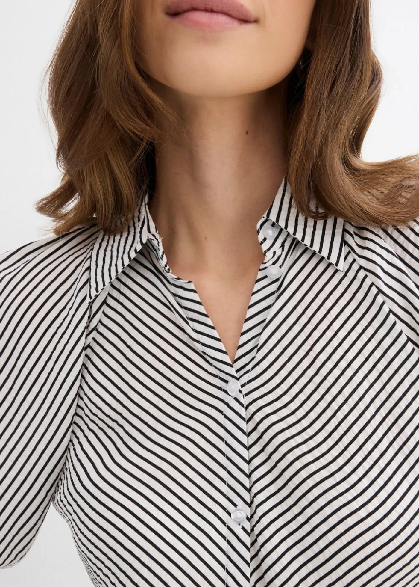 Best Blusa de mezcla de viscosa fluida Mujer Camisas Y Blusas
