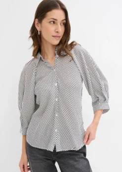 Best Blusa de mezcla de viscosa fluida Mujer Camisas Y Blusas