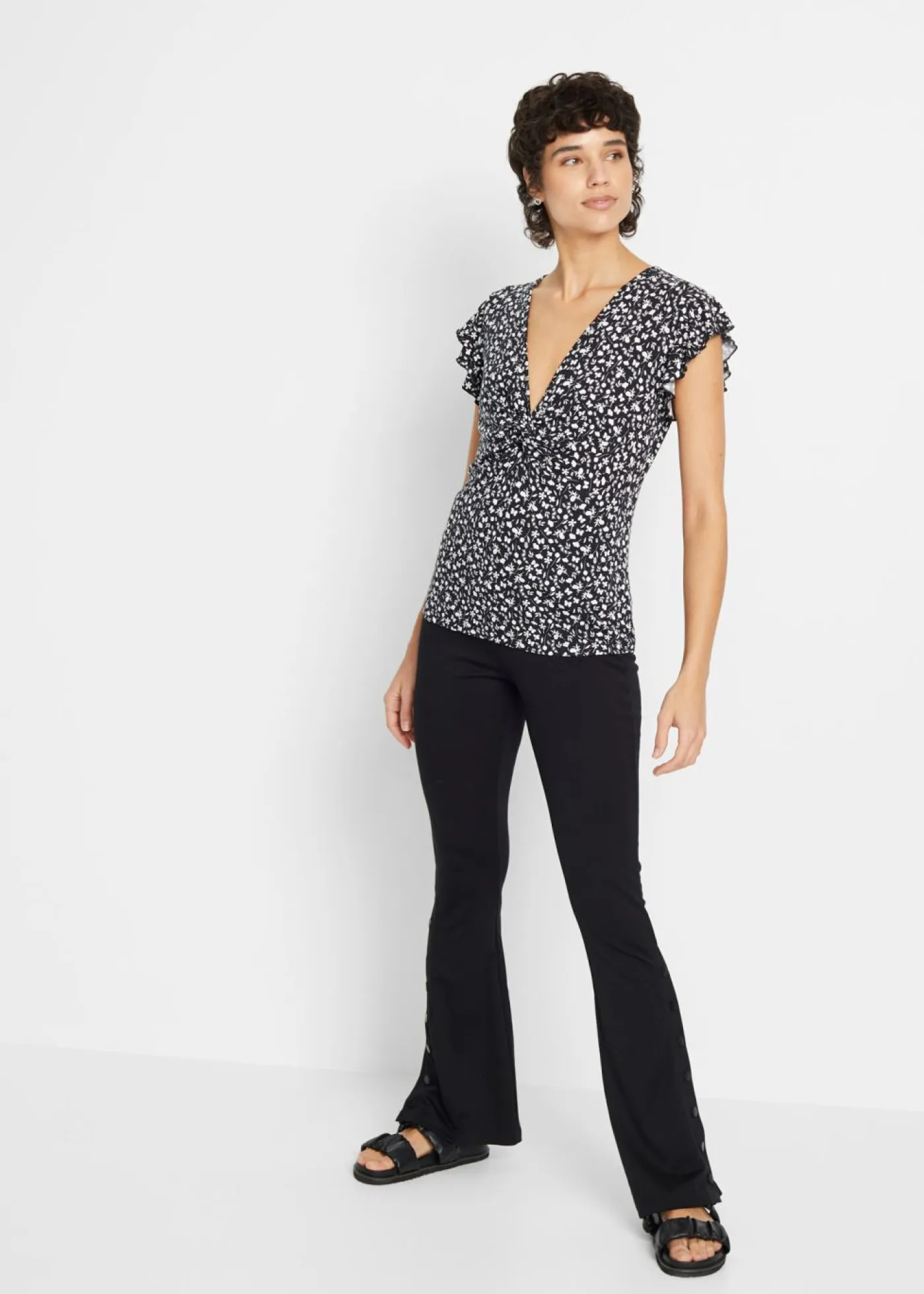 Clearance Blusa de mezcla de viscosa Mujer Camisetas|Novedades