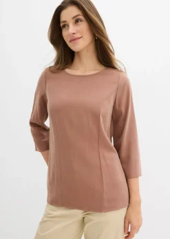 Online Blusa de mezcla de viscosa fluida Mujer Camisas Y Blusas|Novedades
