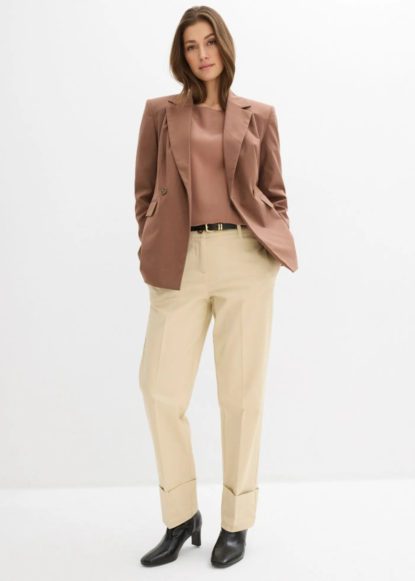 Online Blusa de mezcla de viscosa fluida Mujer Camisas Y Blusas|Novedades