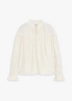 Best Blusa de mezcla de viscosa fina Mujer Camisas Y Blusas
