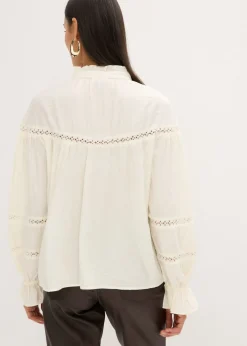Best Blusa de mezcla de viscosa fina Mujer Camisas Y Blusas