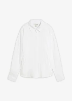 Hot Blusa de mezcla de viscosa con bolsillos Mujer Camisas Y Blusas
