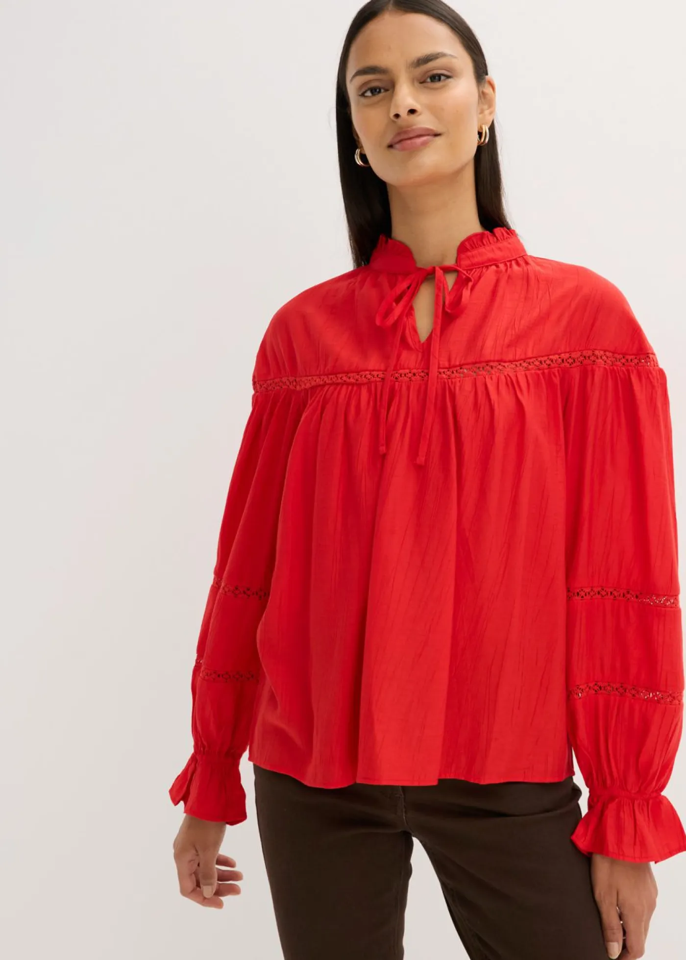 Outlet Blusa de mezcla de viscosa fina Mujer Camisas Y Blusas