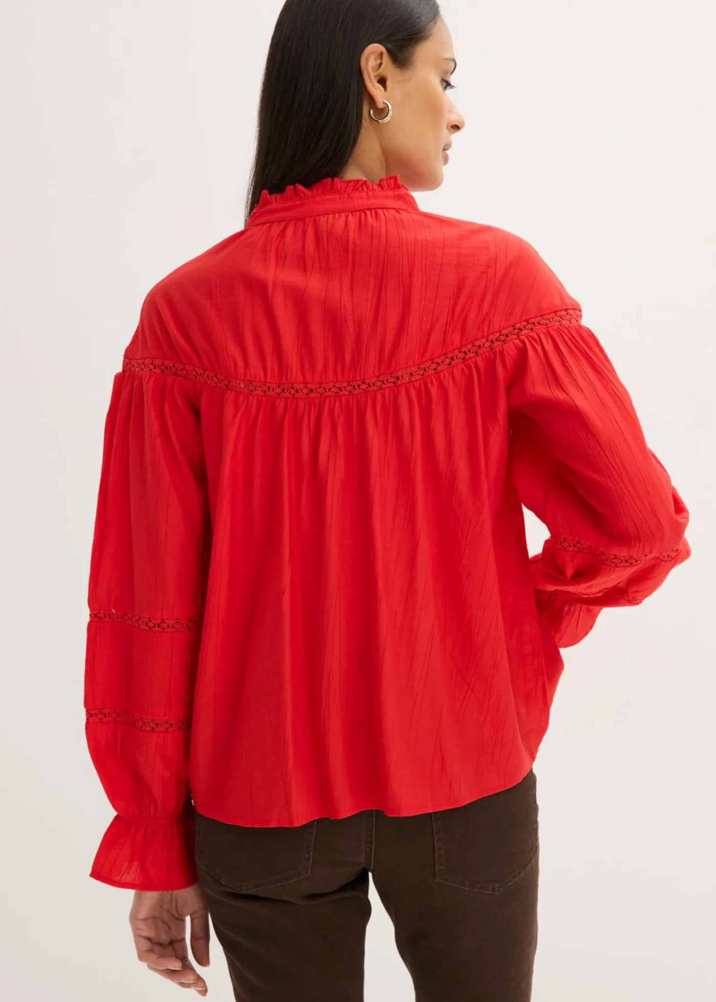 Outlet Blusa de mezcla de viscosa fina Mujer Camisas Y Blusas