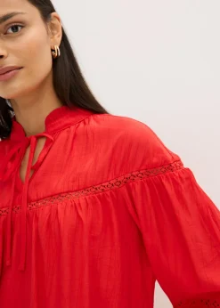 Outlet Blusa de mezcla de viscosa fina Mujer Camisas Y Blusas