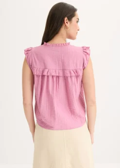 Clearance Blusa de mezcla de viscosa Mujer Camisas Y Blusas|Novedades
