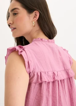 Clearance Blusa de mezcla de viscosa Mujer Camisas Y Blusas|Novedades