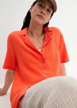 Clearance Blusa de muselina Mujer Camisas Y Blusas