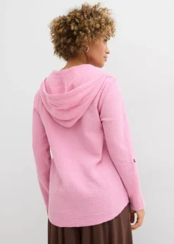 Clearance Blusa de muselina vapo Mujer Camisas Y Blusas|Novedades