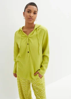 Blusa de muselina vaporosa Mujer Camisas Y Blusas|Novedades