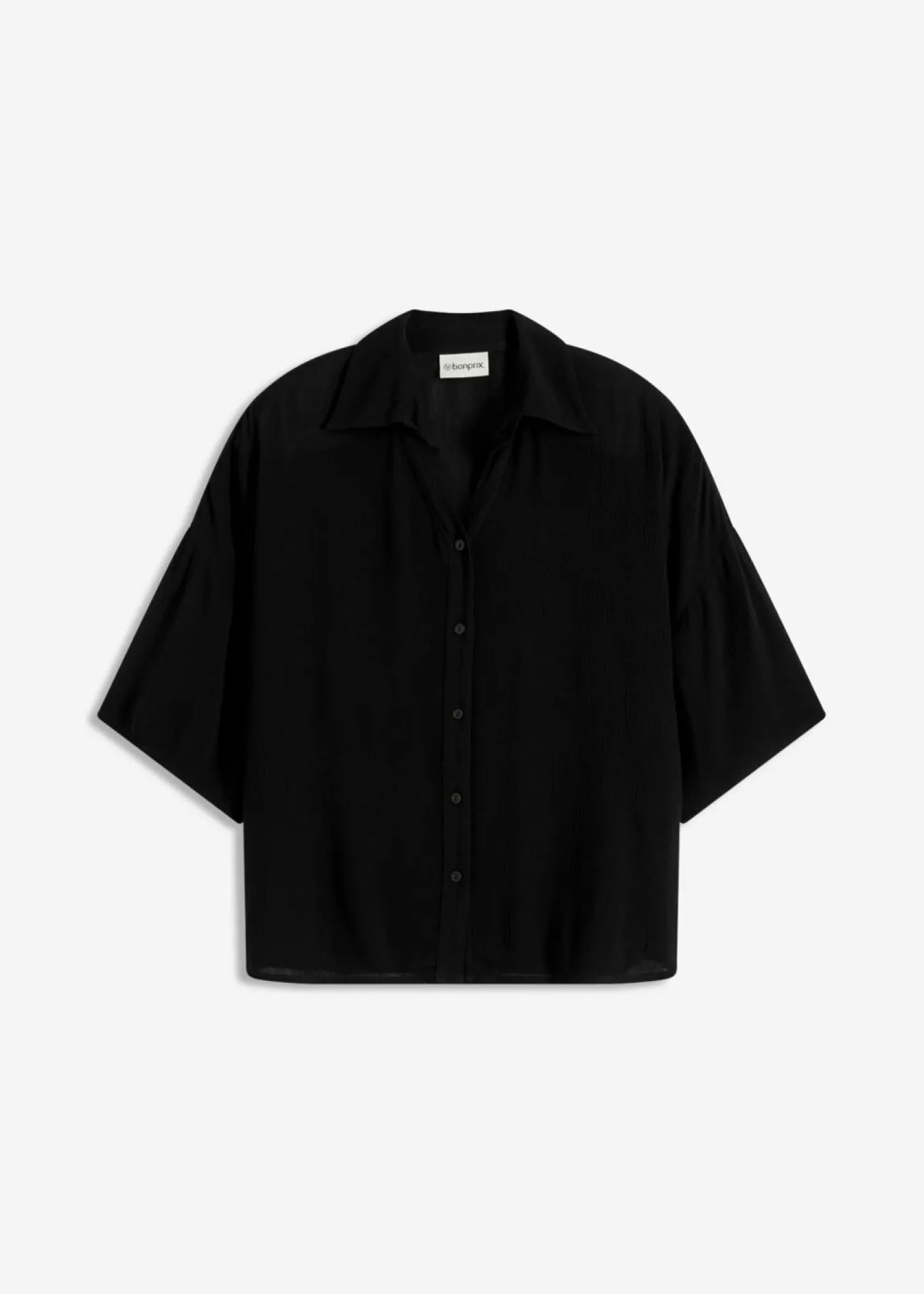 Discount Blusa de playa corta de viscosa fluida Mujer Ropa De Playa|Camisas Y Blusas