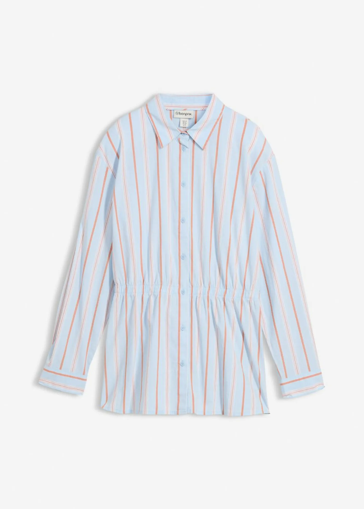 Best Blusa de popelín de algodón elástico Mujer Camisas Y Blusas