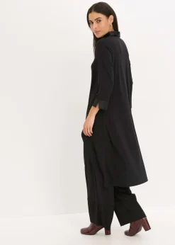 Outlet Blusa de punto con ribetes de satén Mujer Camisas Y Blusas