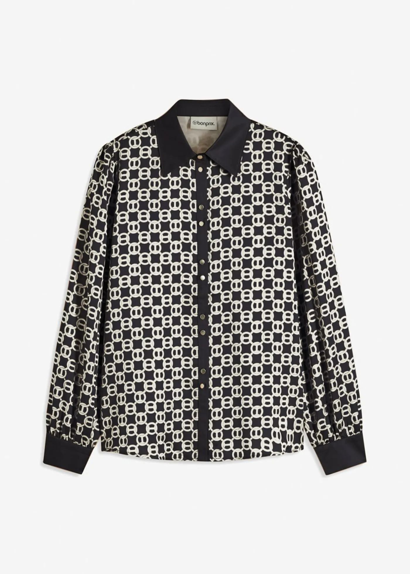 Online Blusa de satén Mujer Camisas Y Blusas|Novedades
