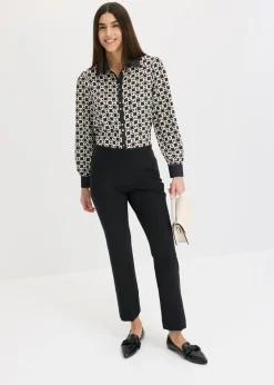 Online Blusa de satén Mujer Camisas Y Blusas|Novedades
