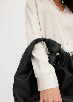 Sale Blusa de satén fino Mujer Camisas Y Blusas