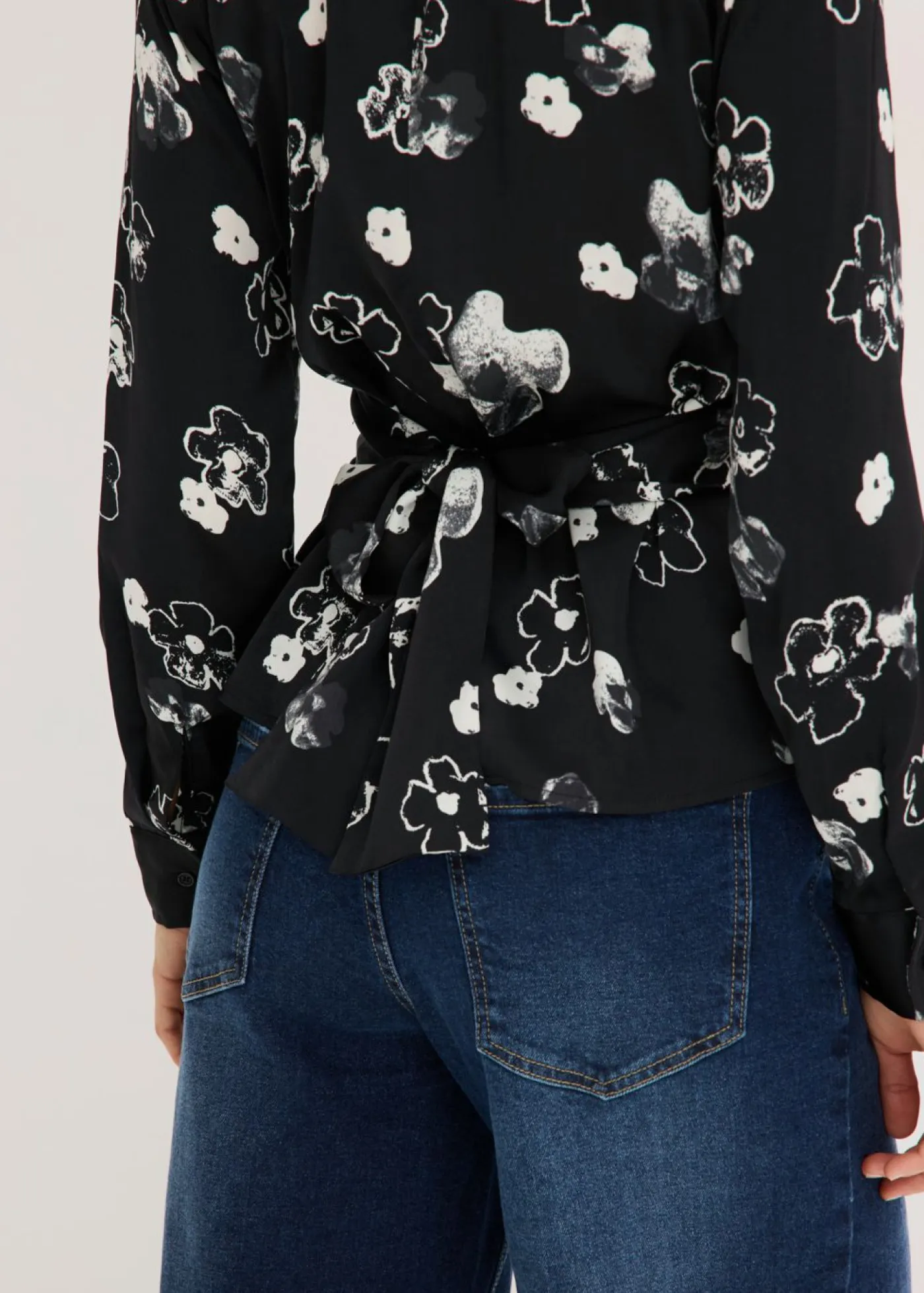 Best Blusa de satén fluido Mujer Camisas Y Blusas