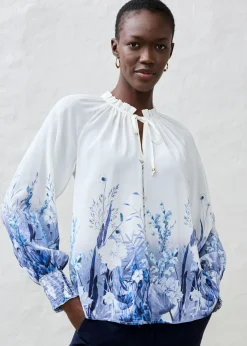 Outlet Blusa de seda Mujer Premium|Camisas Y Blusas