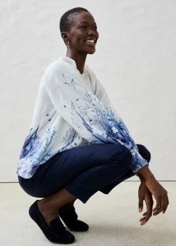 Outlet Blusa de seda Mujer Premium|Camisas Y Blusas