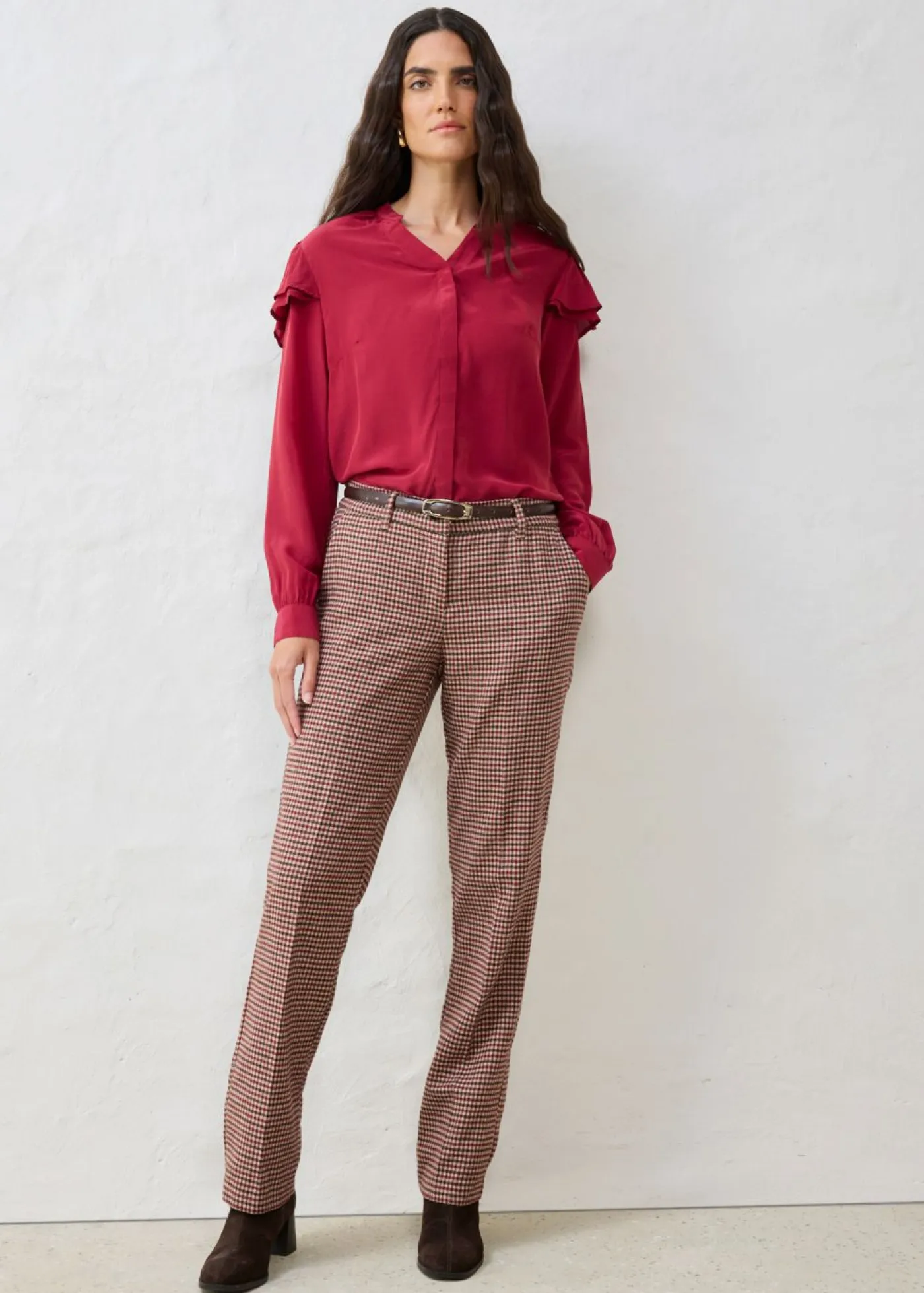 Hot Blusa de seda Mujer Camisas Y Blusas
