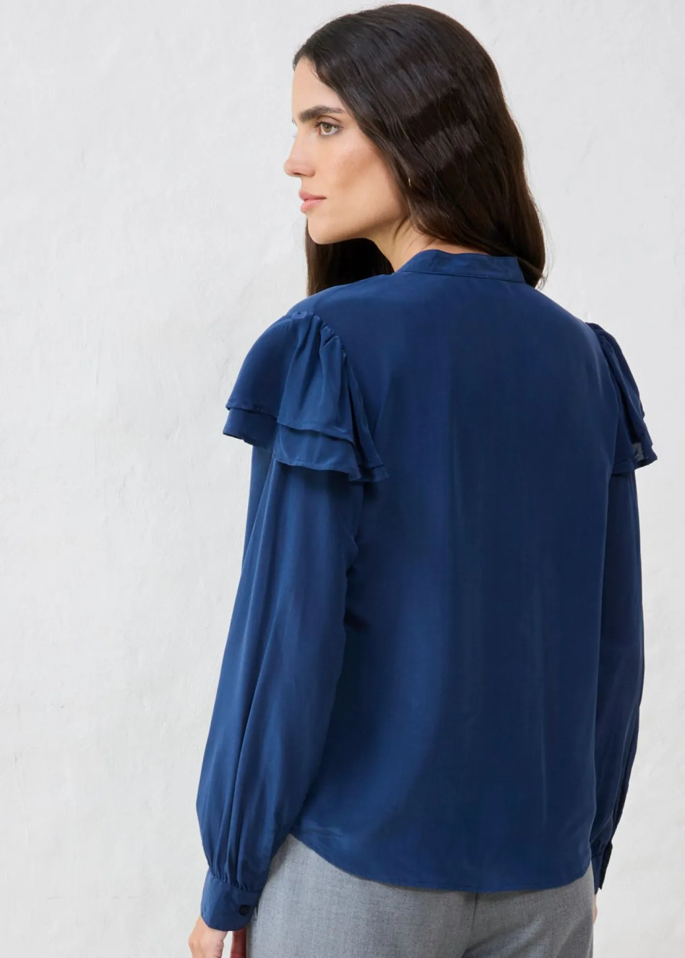 Outlet Blusa de seda Mujer Camisas Y Blusas