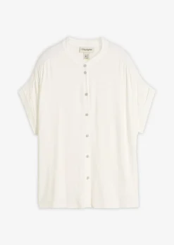 Outlet Blusa de suave mezcla de viscosa Mujer Camisetas